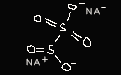 焦亚硫酸钠结构式